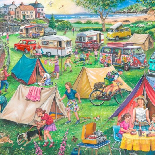 Camping 1000 Piece Jigsaw Puzzle by House of Puzzles - HOP0145