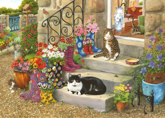 Puss 'N' Boots Big 500 Piece Jigsaw Puzzle by House of Puzzles - HOP0154