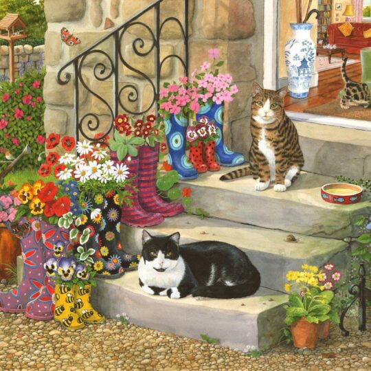 Puss 'N' Boots Big 500 Piece Jigsaw Puzzle by House of Puzzles - HOP0154