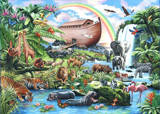 Noah's Ark Big 500 Piece Jigsaw Puzzle by House of Puzzles - HOP0156