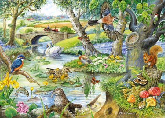 Tales Of The River Big 500 Piece Jigsaw Puzzle by House of Puzzles - HOP0169