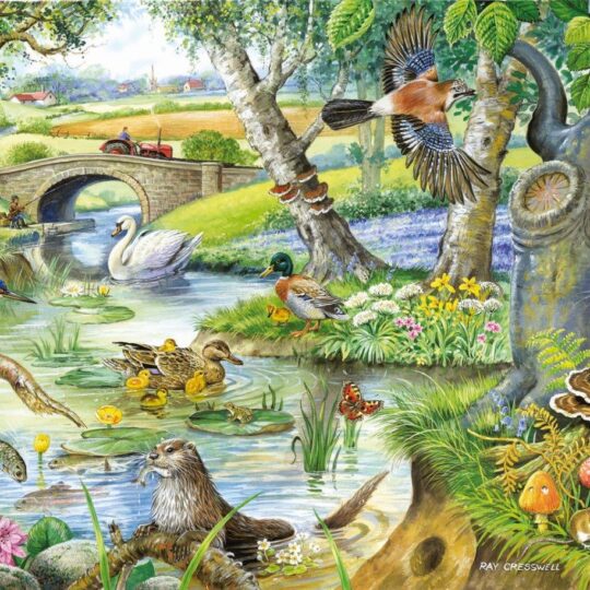 Tales Of The River Big 500 Piece Jigsaw Puzzle by House of Puzzles - HOP0169