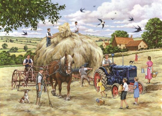 Making Hay Big 500 Piece Jigsaw Puzzle by House of Puzzles - HOP0177