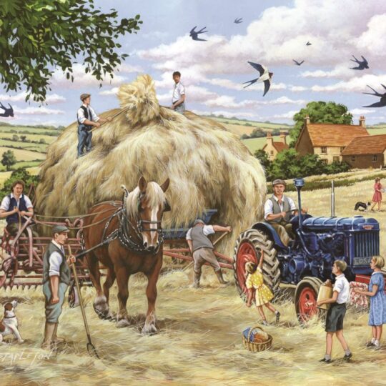 Making Hay Big 500 Piece Jigsaw Puzzle by House of Puzzles - HOP0177