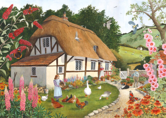 Pretty As A Picture Big 500 Piece Jigsaw Puzzle by House of Puzzles - HOP0185