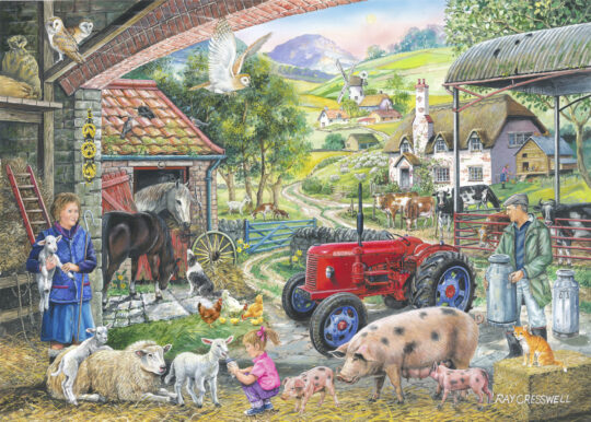 On The Farm 1000 Piece Jigsaw Puzzle by House of Puzzles - HOP0192