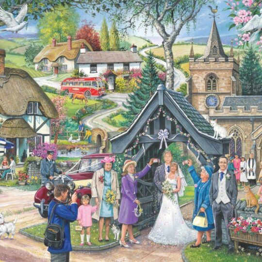 Wedding Day 1000 Piece Jigsaw Puzzle by House of Puzzles - HOP0193