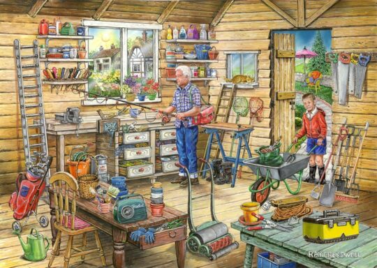 Fred's Shed 1000 Piece Jigsaw Puzzle by House of Puzzles - HOP0198