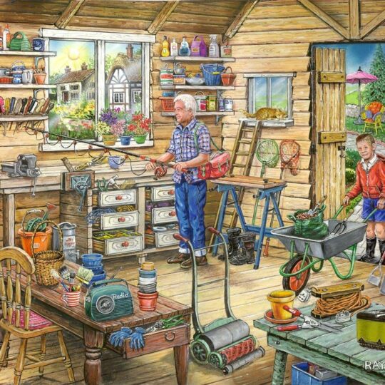 Fred's Shed 1000 Piece Jigsaw Puzzle by House of Puzzles - HOP0198