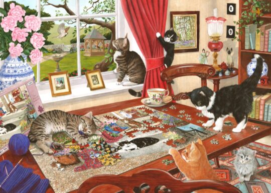 Puzzling Paws 1000 Piece Jigsaw Puzzle by House of Puzzles - HOP0207