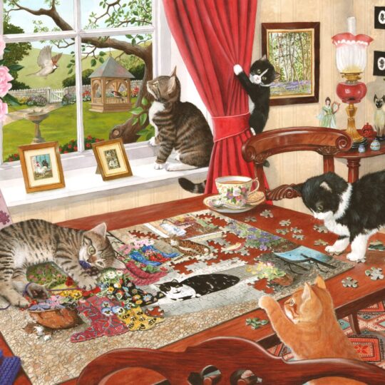 Puzzling Paws 1000 Piece Jigsaw Puzzle by House of Puzzles - HOP0207