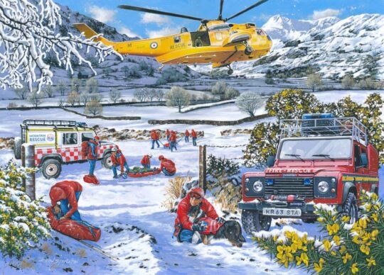 Mountain Rescue 1000 Piece Jigsaw Puzzle by House of Puzzles - HOP0217