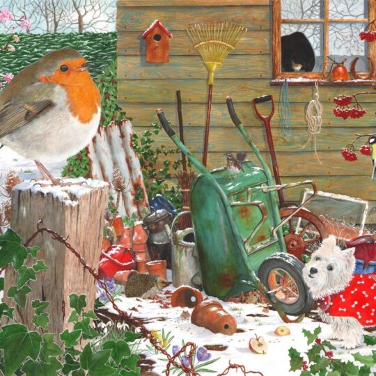 Robin Redbreast 1000 Piece Jigsaw Puzzle by House of Puzzles - HOP0220