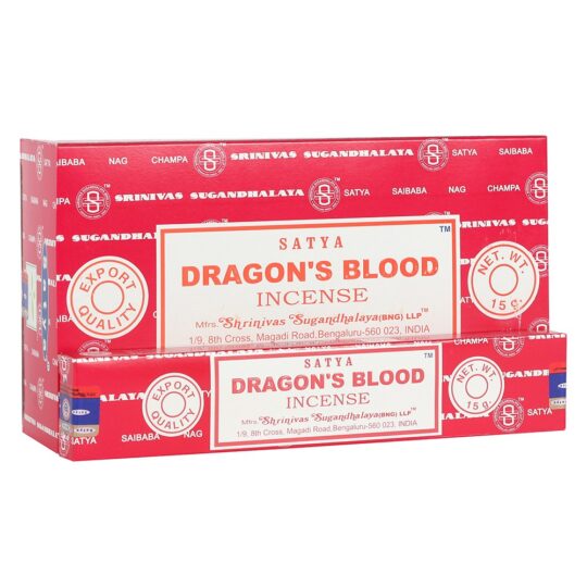 Dragon's Blood Satya Incense Sticks Box by Satya - IN8DRB
