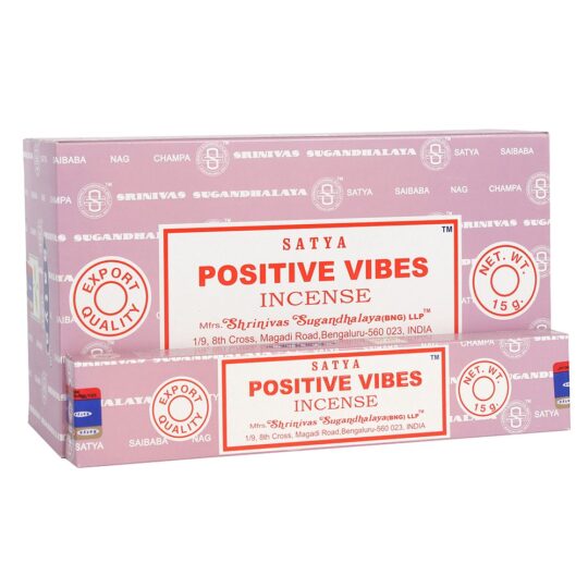 Positive Vibes Satya Incense Sticks Box by Satya - IN8PV