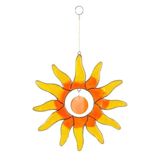 Sun Suncatcher Orange by Jones Home & Gift - SC_00315