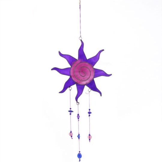 Jones Home & Gift - SC_18525 - Sun Suncatcher Purple