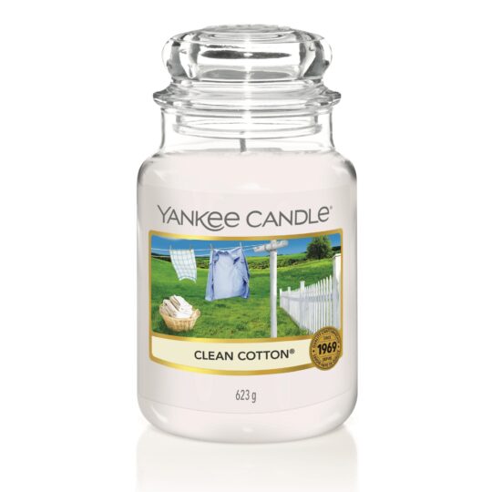 Clean Cotton Housewarmer Large Jar by Yankee Candle - 1010728E