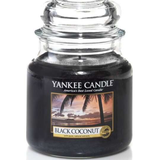 Black Coconut Housewarmer Medium Jar by Yankee Candle - 1254004E