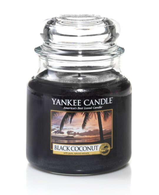 Black Coconut Housewarmer Medium Jar by Yankee Candle - 1254004E