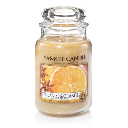 Star Anise & Orange Housewarmer Large Jar by Yankee Candle - 1521065E