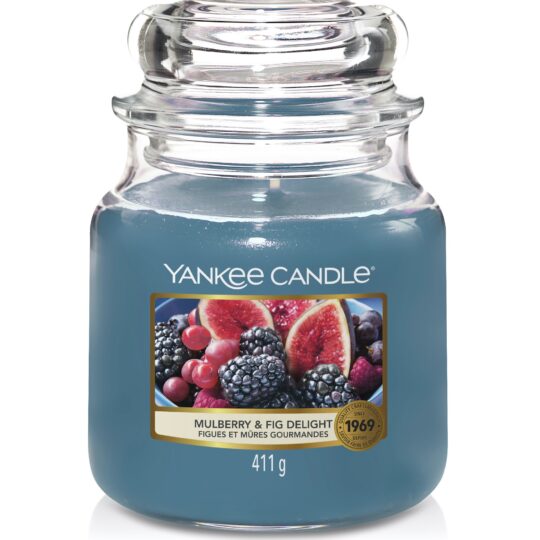 Mulberry & Fig Delight Housewarmer Medium Jar by Yankee Candle - 1556246E