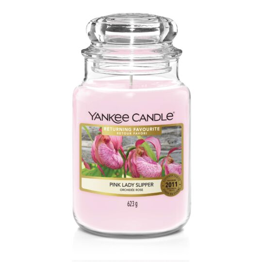 Pink Lady Slipper Housewarmer Large Jar by Yankee Candle - 1631416E