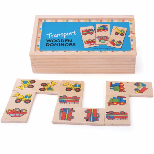Transport Wooden Dominoes by Bigjigs Toys - BJ738