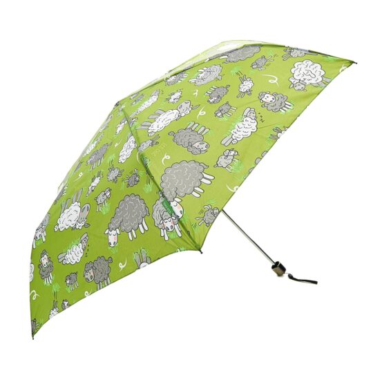 Green Sheep Mini Umbrella by Eco Chic - K11GN