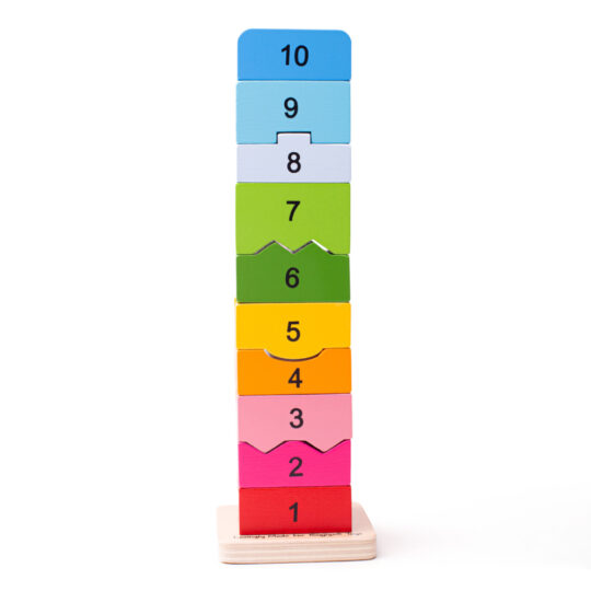 Number Tower by Bigjigs Toys - BB107