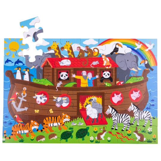 Noah's Ark Floor Puzzle by Bigjigs Toys - BJ912
