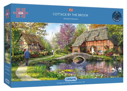 Cottage by the Brook 636 Piece Jigsaw Puzzle by Gibsons - G4050