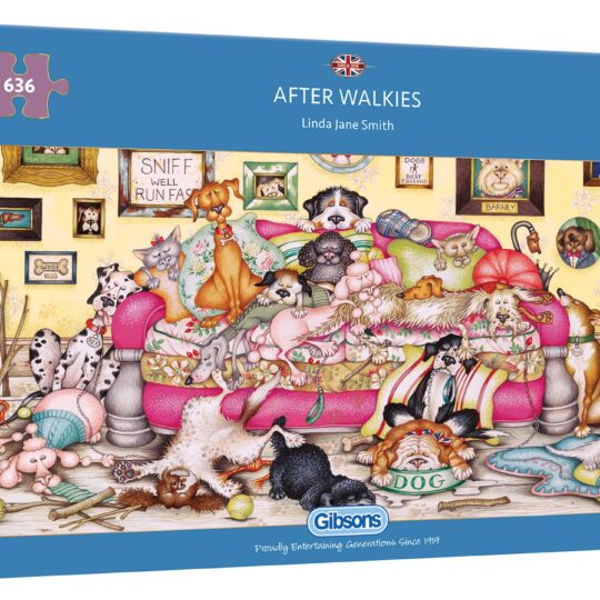 After Walkies 636 Piece Jigsaw Puzzle by Gibsons - G4053