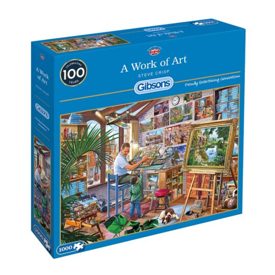 A Work of Art 1000 Piece Jigsaw Puzzle by Gibsons - G6266