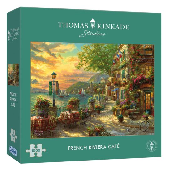French Riviera Café 1000 Piece Jigsaw Puzzle by Gibsons - G6278