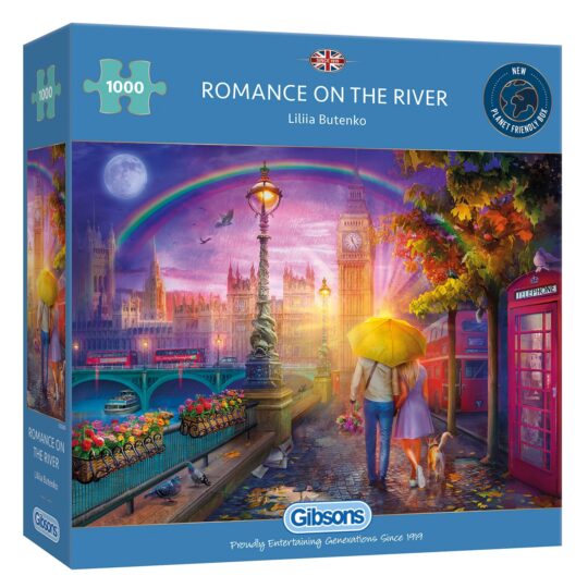 Romance on the River 1000 Piece Jigsaw Puzzle by Gibsons - G6283