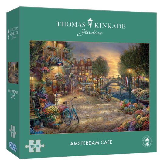 Amsterdam Café 1000 Piece Jigsaw Puzzle by Gibsons - G6308