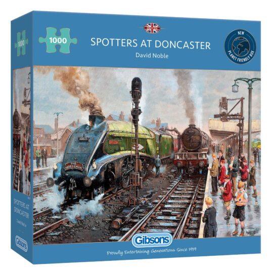 Spotters At Doncaster 1000 Piece Jigsaw Puzzle by Gibsons - G6317