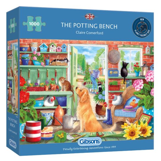 The Potting Bench 1000 Piece Jigsaw Puzzle by Gibsons - G6333