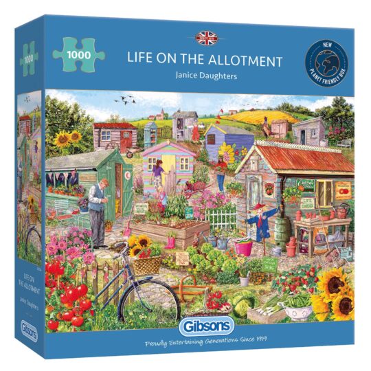 Life on the Allotment 1000 Piece Jigsaw Puzzle by Gibsons - G6334