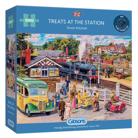 Treats at the Station 1000 Piece Jigsaw Puzzle by Gibsons - G6341