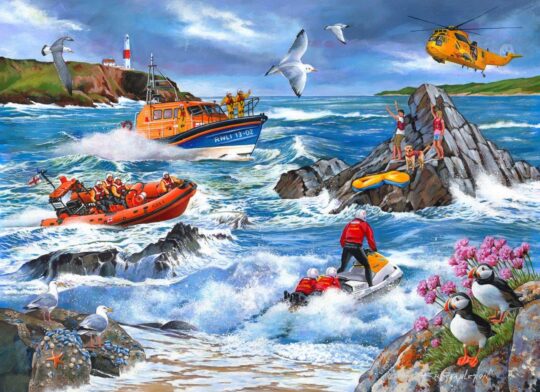 Against The Tide (RNLI) 1000 Piece Jigsaw Puzzle by House of Puzzles - HOP0234