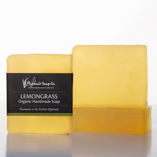 Lemongrass Organic Glycerine Soap by The Highland Soap Company - HS150LGX6