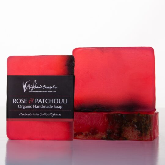Rose & Patchouli Organic Glycerine Soap by The Highland Soap Company - HS150RPX6