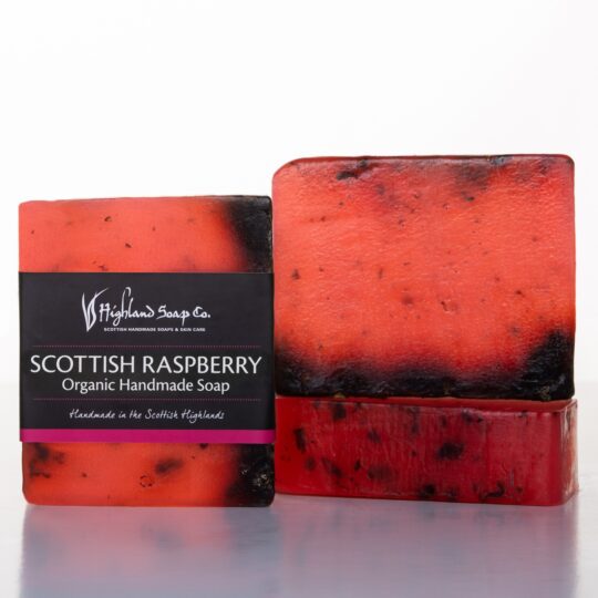 Wild Scottish Raspberry Organic Glycerine Soap by The Highland Soap Company - HS150SRX6