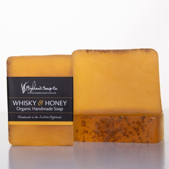 Whisky & Honey Organic Glycerine Soap by The Highland Soap Company - HS150WHX6