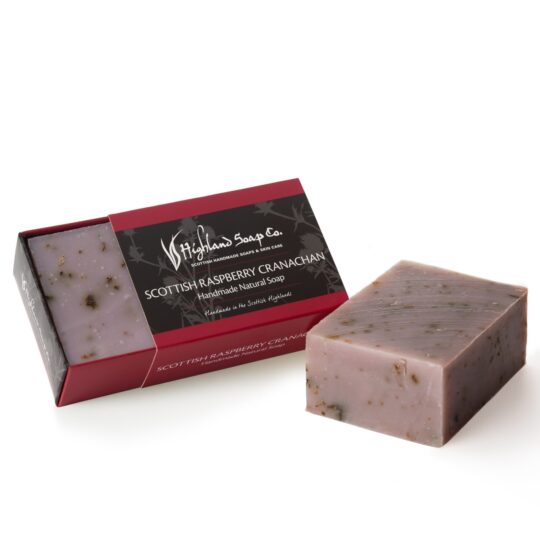 Scottish Raspberry Cranachan Handmade Natural Soap by The Highland Soap Company - HS190RCX6