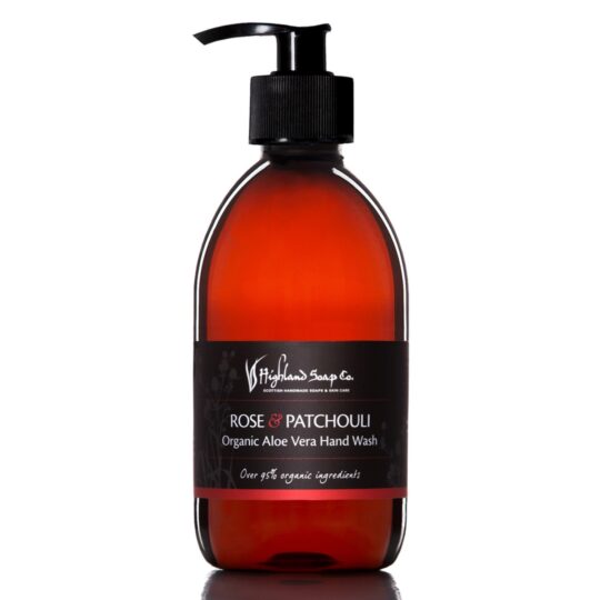 Rose & Patchouli Organic Hand Wash by The Highland Soap Company - HS300RPHWX6
