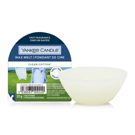 Clean Cotton Single Wax Melt by Yankee Candle - 1676079E