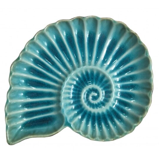 Ceramic Ammonite Plate by Quay Traders - 5656